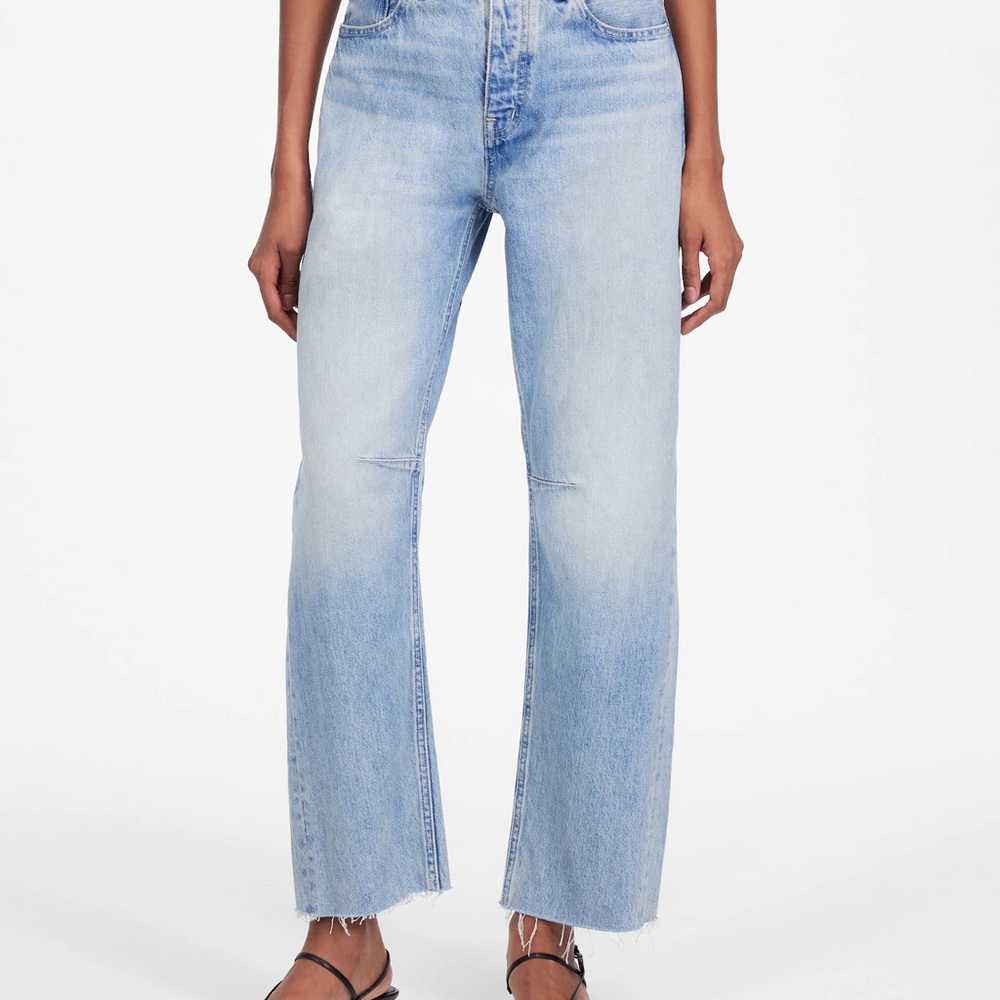 Madewell The Darted Barrel-Leg Jean